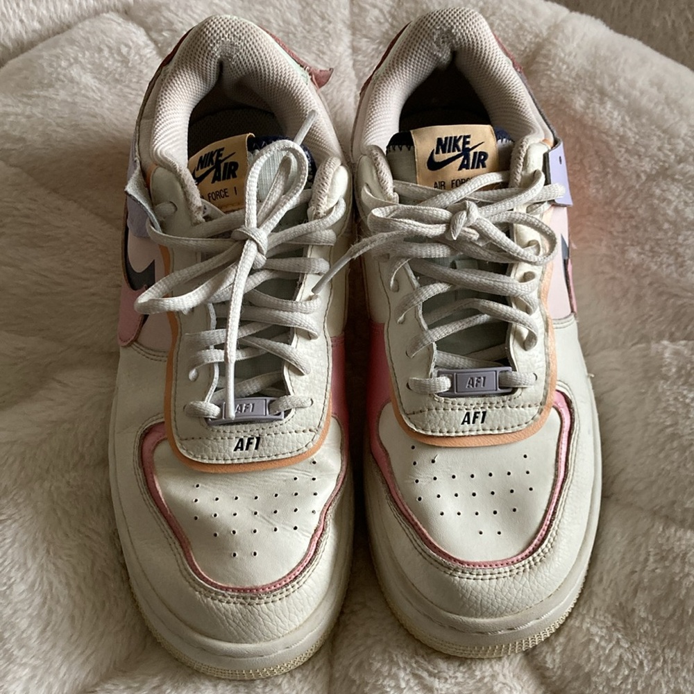 Nike Air Force 1 sneakers pastel size 9.5 - Picture 7 of 16